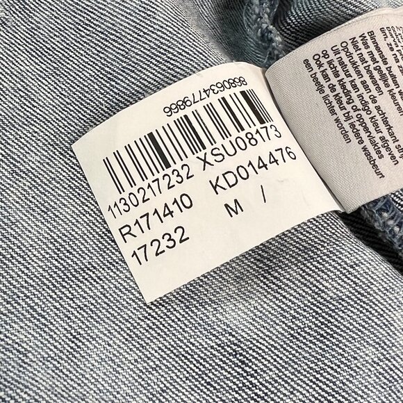 NWT Women's Mavi Samantha Denim Designer Jean Jacket Bleach Vintage - Medium - Picture 14 of 14